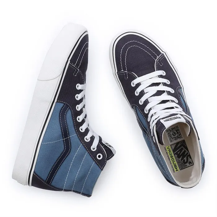 Vans HiTop Shoes Men Twill Sk8Hi Tapered VR3 Shoes Blue