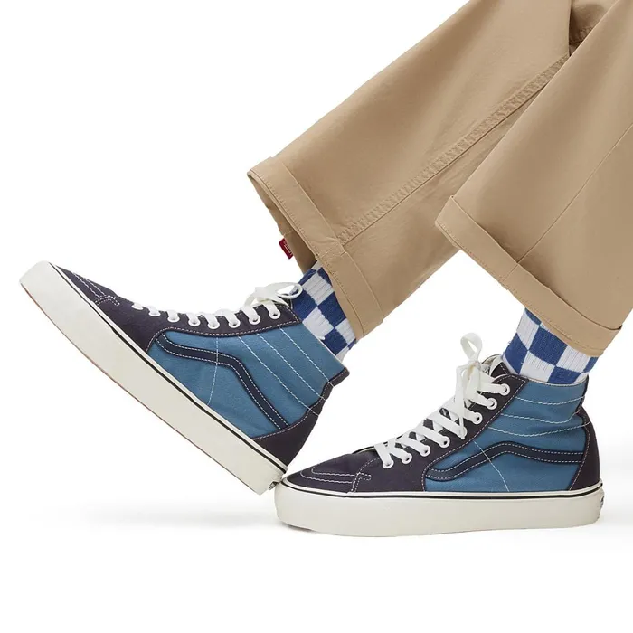 Vans HiTop Shoes Men Twill Sk8Hi Tapered VR3 Shoes Blue