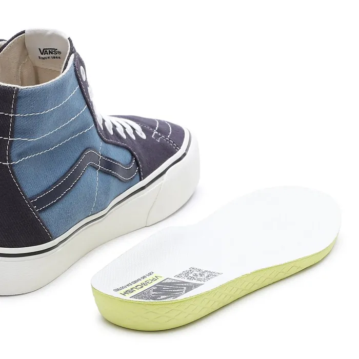 Vans HiTop Shoes Men Twill Sk8Hi Tapered VR3 Shoes Blue
