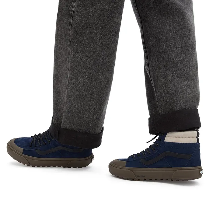 Vans HiTop Shoes Women Sk8Hi MTE2 Shoes Blue