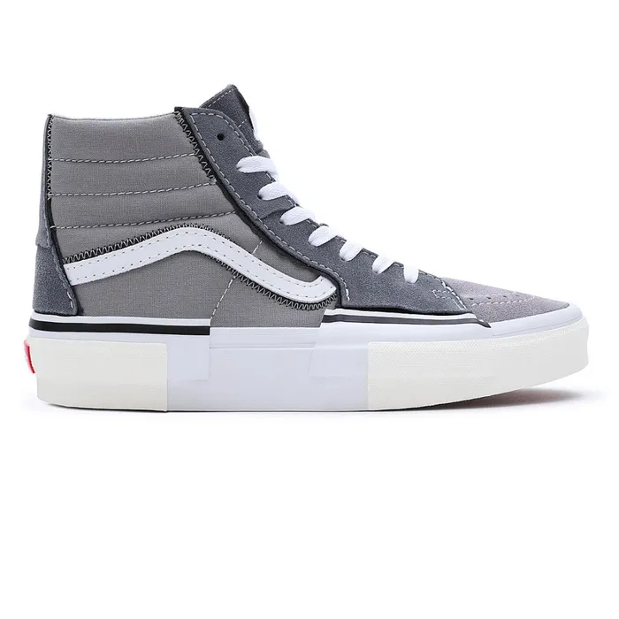 Vans HiTop Shoes Women Sk8Hi Reconstruct Shoes Grey