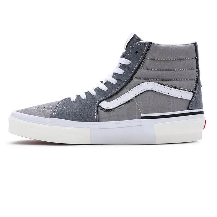 Vans HiTop Shoes Women Sk8Hi Reconstruct Shoes Grey