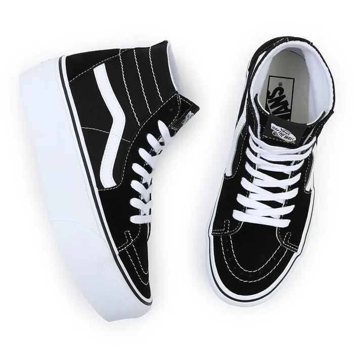 Vans HiTop Shoes Women Sk8Hi Tapered Stackform Shoes Black