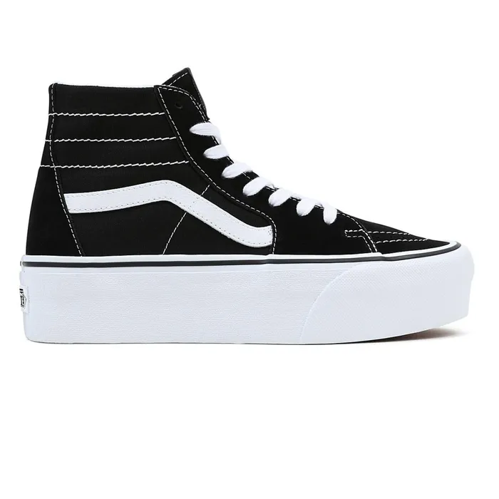 Vans HiTop Shoes Women Sk8Hi Tapered Stackform Shoes Black