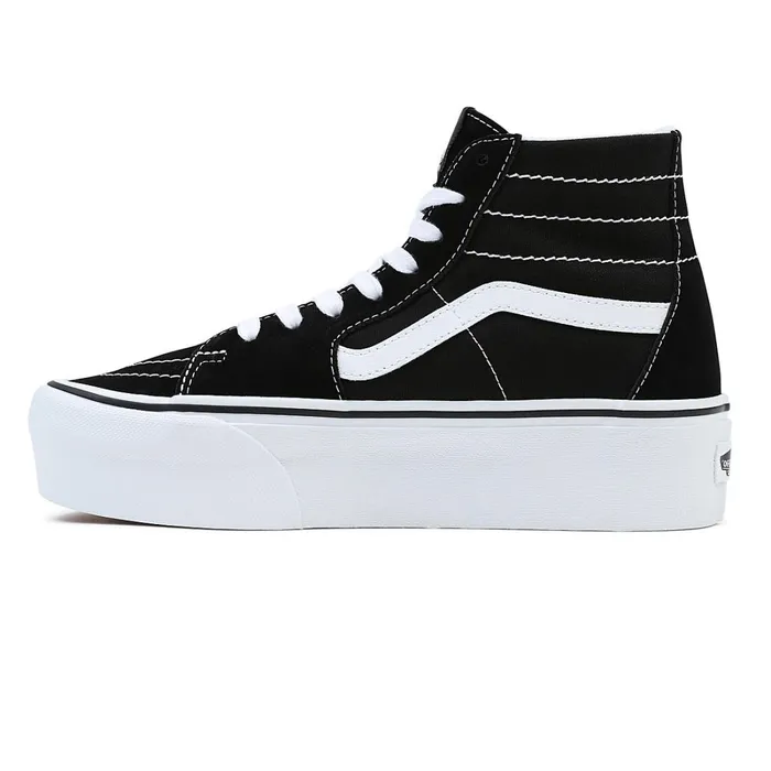 Vans HiTop Shoes Women Sk8Hi Tapered Stackform Shoes Black