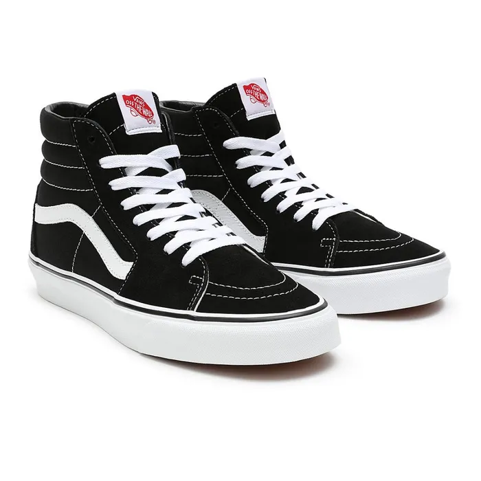 Vans HiTop Shoes Women Sk8Hi Wide Fit Shoes Black