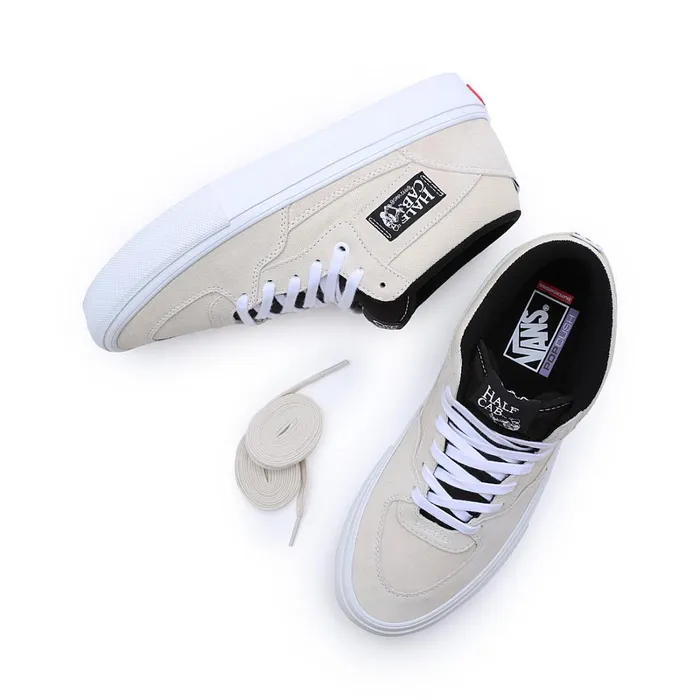 Vans HiTop Shoes Women Skate Half Cab Shoes Beige