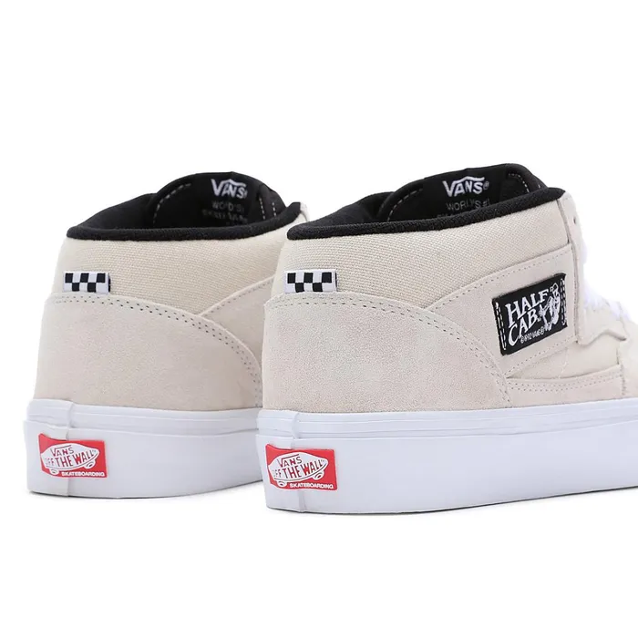 Vans HiTop Shoes Women Skate Half Cab Shoes Beige