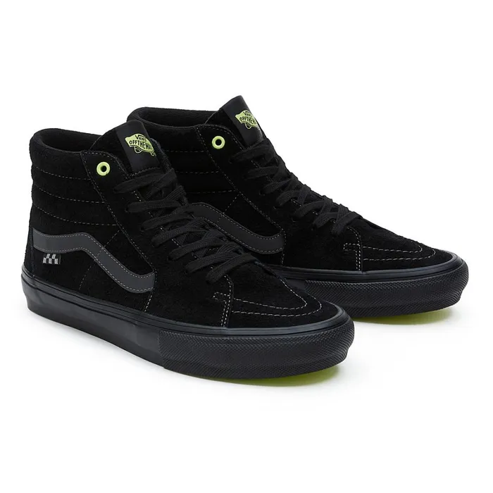Vans HiTop Shoes Women Skate Sk8Hi Shoes Black