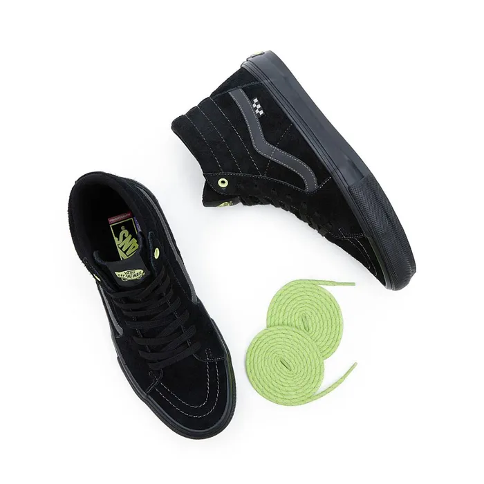 Vans HiTop Shoes Women Skate Sk8Hi Shoes Black