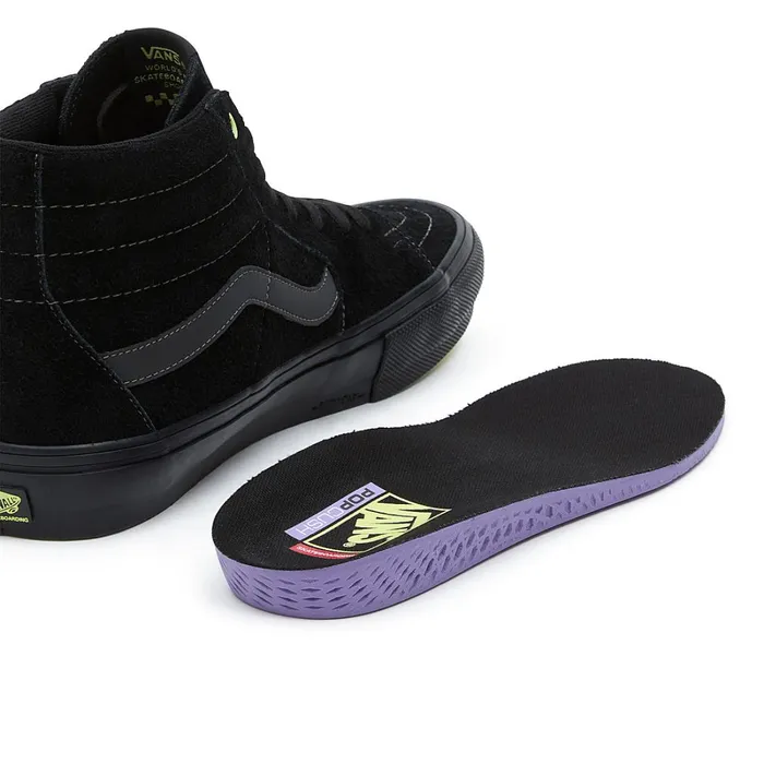 Vans HiTop Shoes Women Skate Sk8Hi Shoes Black