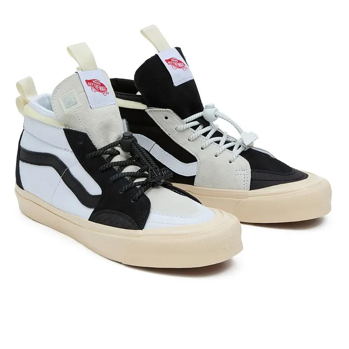 Vans HiTop Shoes Women Vault By X Abc Sk8Hi EXT Mismatch Shoes Black