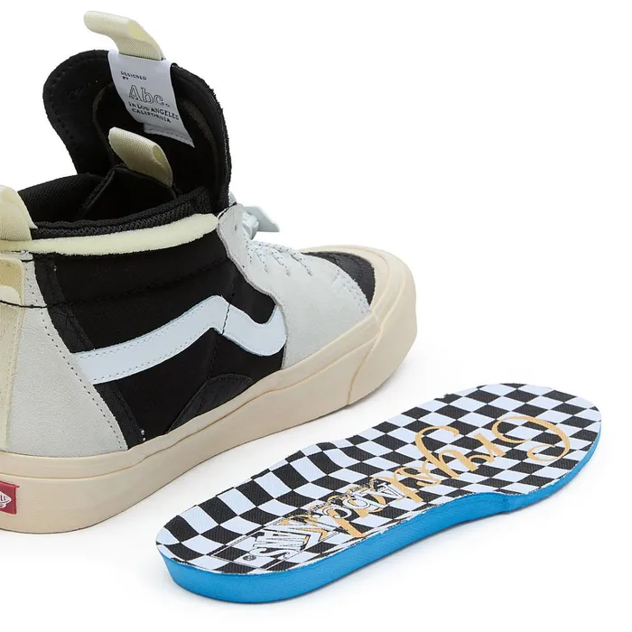 Vans HiTop Shoes Women Vault By X Abc Sk8Hi EXT Mismatch Shoes Black