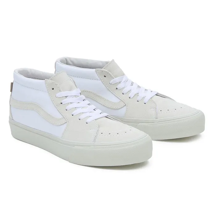 Vans HiTop Shoes Women Vault By X JJJJound Sk8Mid LX Shoes White