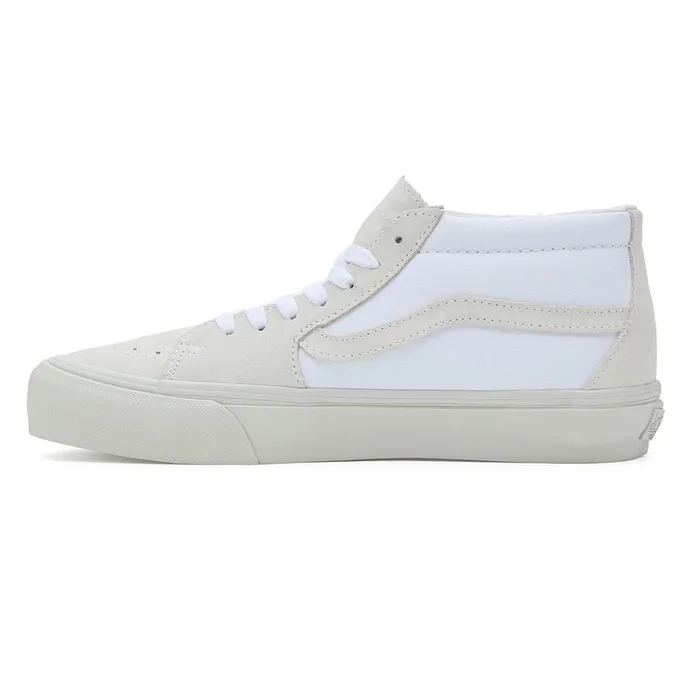 Vans HiTop Shoes Women Vault By X JJJJound Sk8Mid LX Shoes White