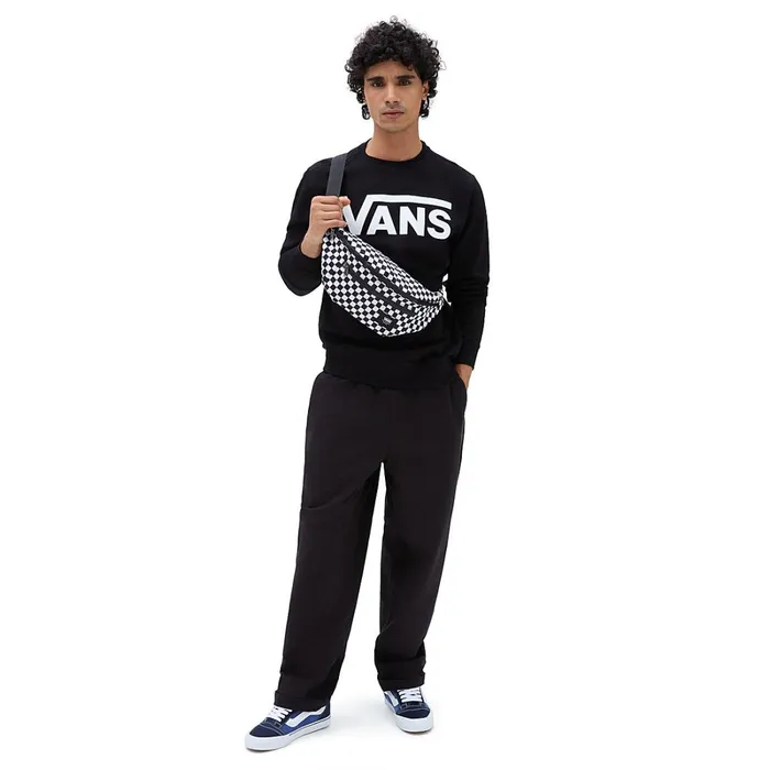 Vans Hoodies and Sweatshirts Men Classic Crew Sweater Black White