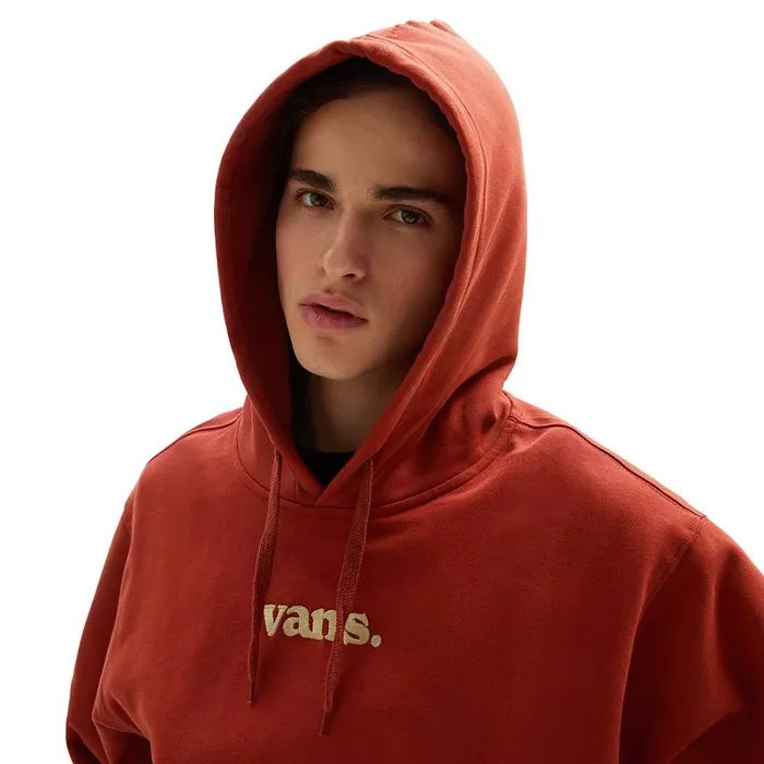 Vans Hoodies and Sweatshirts Men Lowered Loose Pullover Hoodie