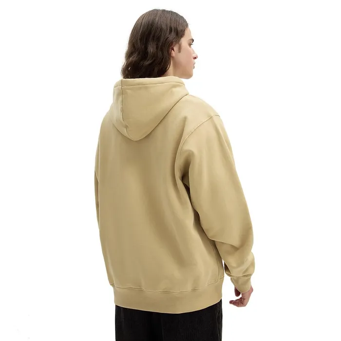 Vans Hoodies and Sweatshirts Men Lowered Loose Pullover Hoodie Beige