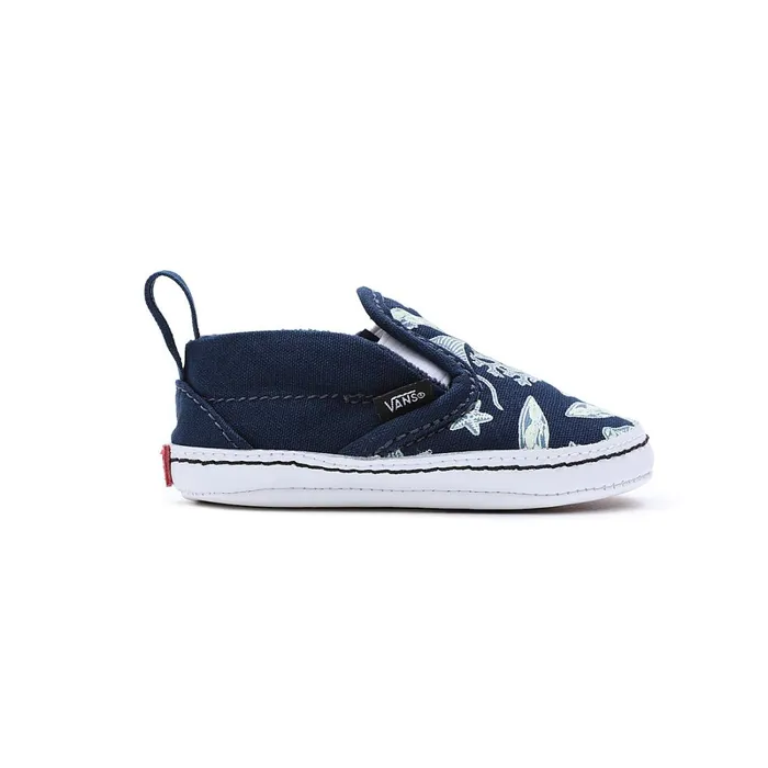 Vans Infant Shoes 01 Year Kids Infant SlipOn Hook And Loop Crib Shoes 01 Year Blue