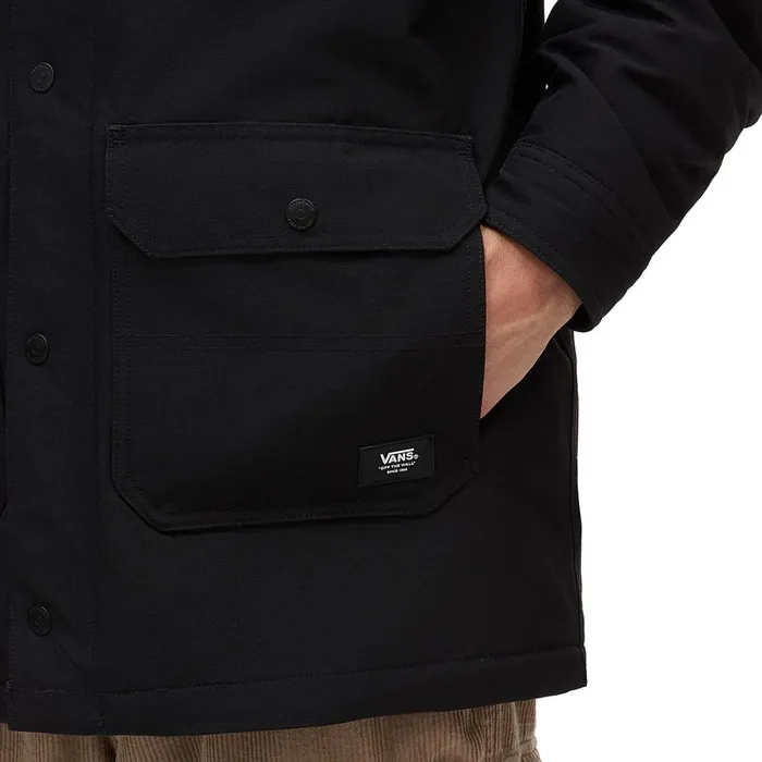 Vans Jackets and Coats Men Drill Chore MTE1 Long Jacket Black
