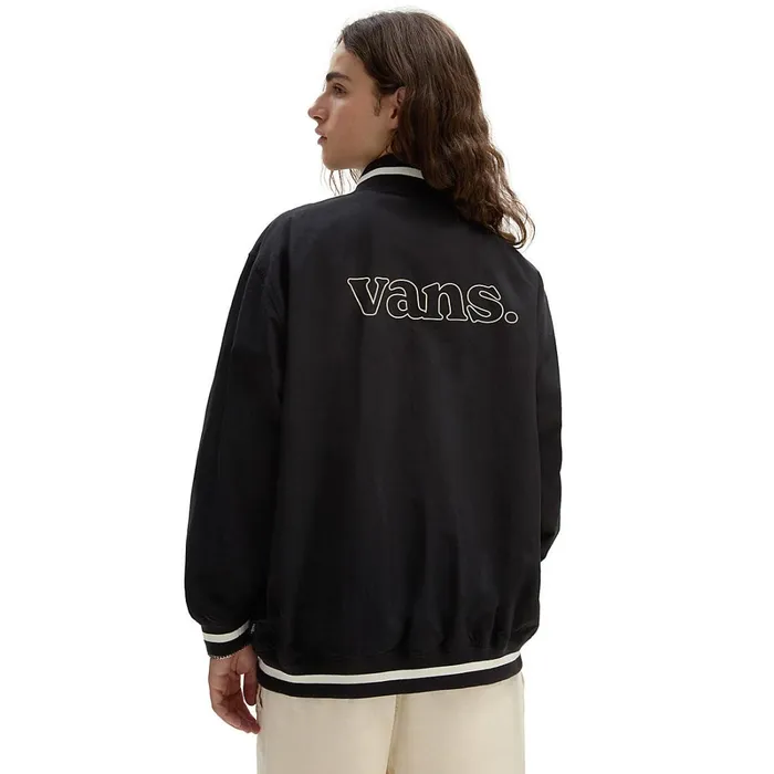 Vans Jackets and Coats Men Moore Varsity Jacket Black