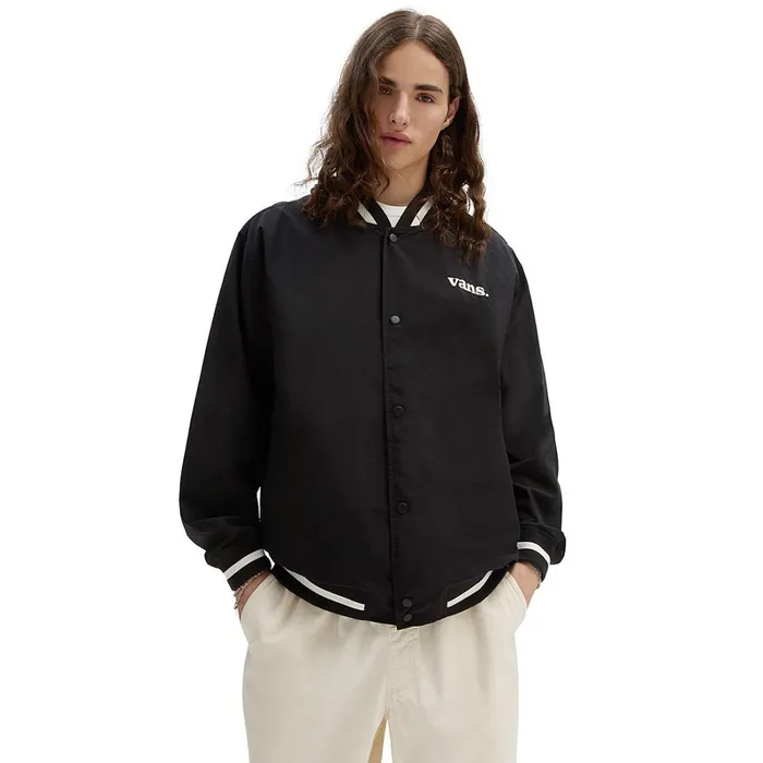 Vans Jackets and Coats Men Moore Varsity Jacket Black