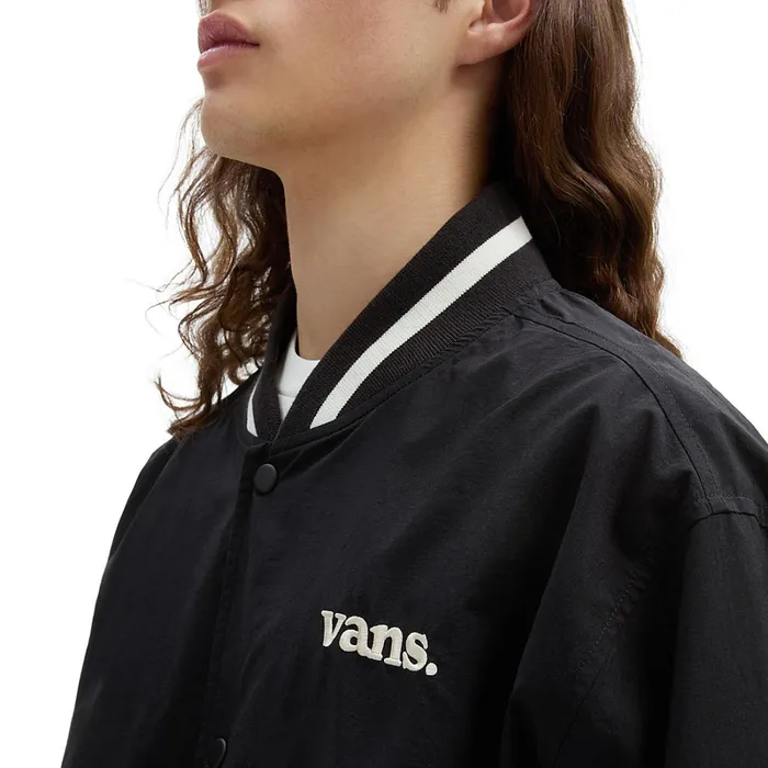Vans Jackets and Coats Men Moore Varsity Jacket Black