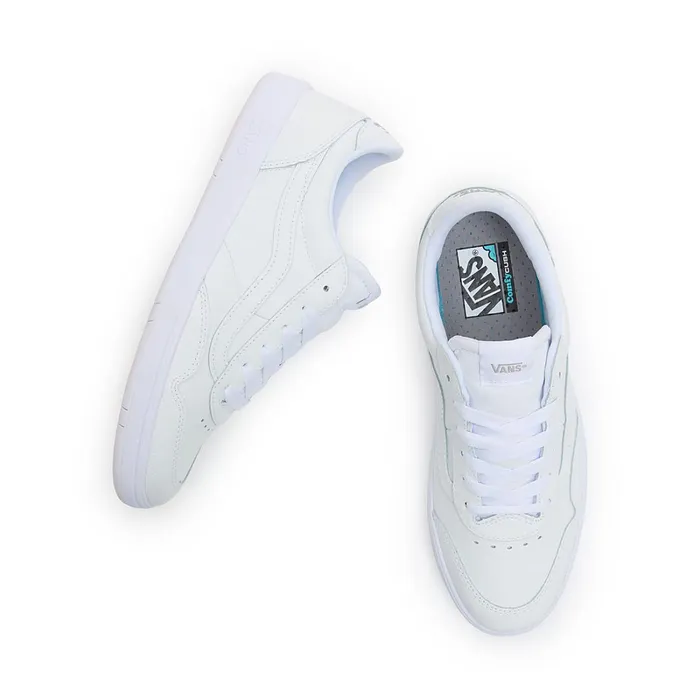 Vans Lowtop Shoes Men Cruze Too ComfyCush Leather Shoes White