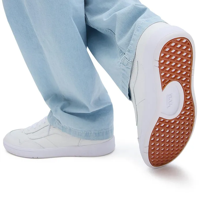 Vans Lowtop Shoes Men Cruze Too ComfyCush Leather Shoes White