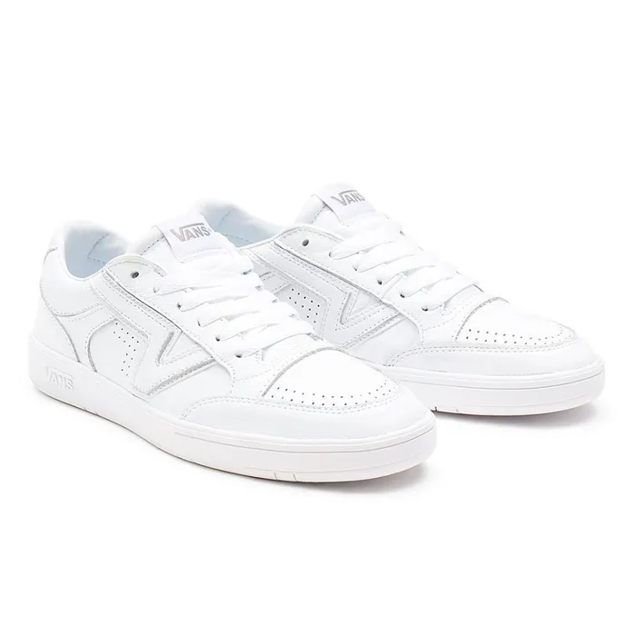 Vans Lowtop Shoes Men Leather Lowland Comfycush Shoes White