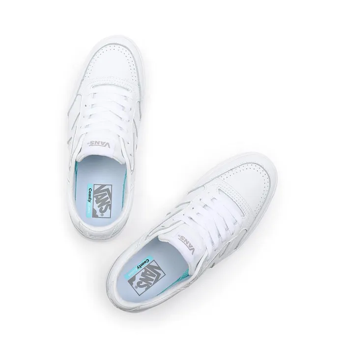 Vans Lowtop Shoes Men Leather Lowland Comfycush Shoes White