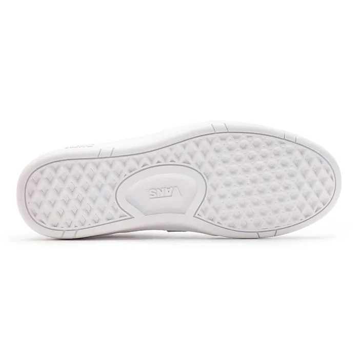 Vans Lowtop Shoes Men Leather Lowland Comfycush Shoes White