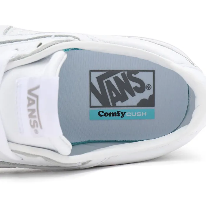 Vans Lowtop Shoes Men Leather Lowland Comfycush Shoes White