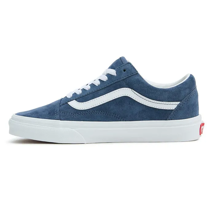 Vans Lowtop Shoes Men Old Skool Pig Suede Shoes Blue