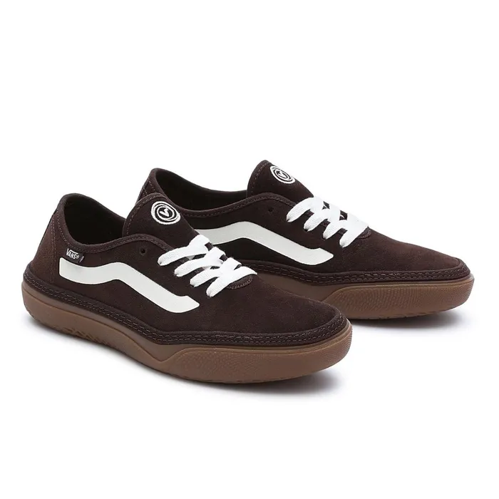 Vans Lowtop Shoes Women Circle Vee SE Shoes Brown