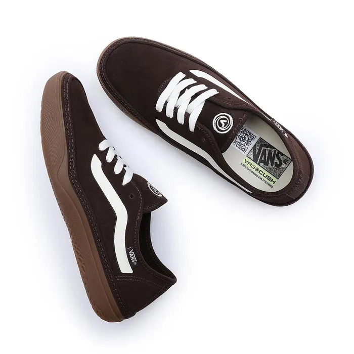Vans Lowtop Shoes Women Circle Vee SE Shoes Brown