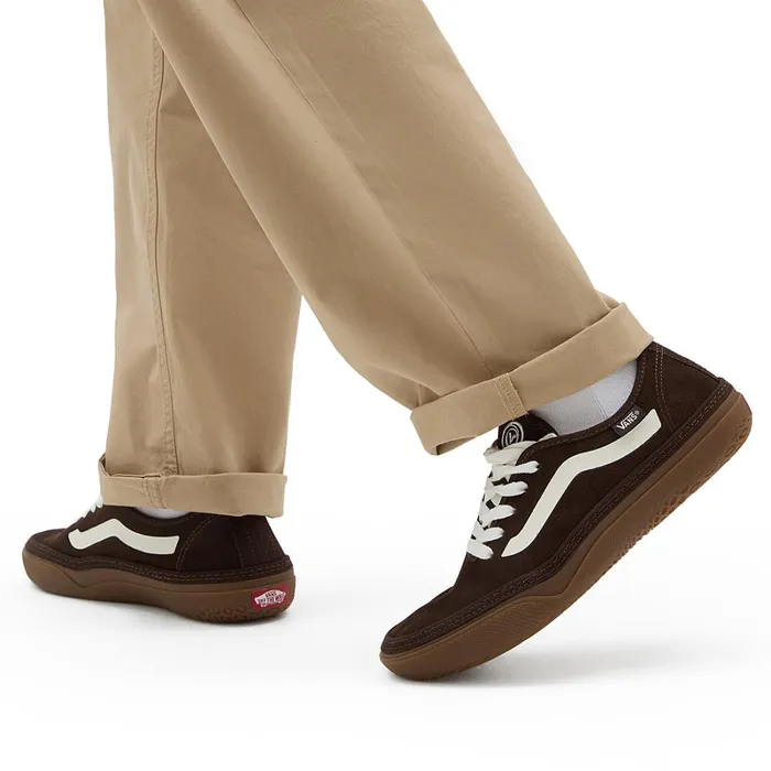 Vans Lowtop Shoes Women Circle Vee SE Shoes Brown