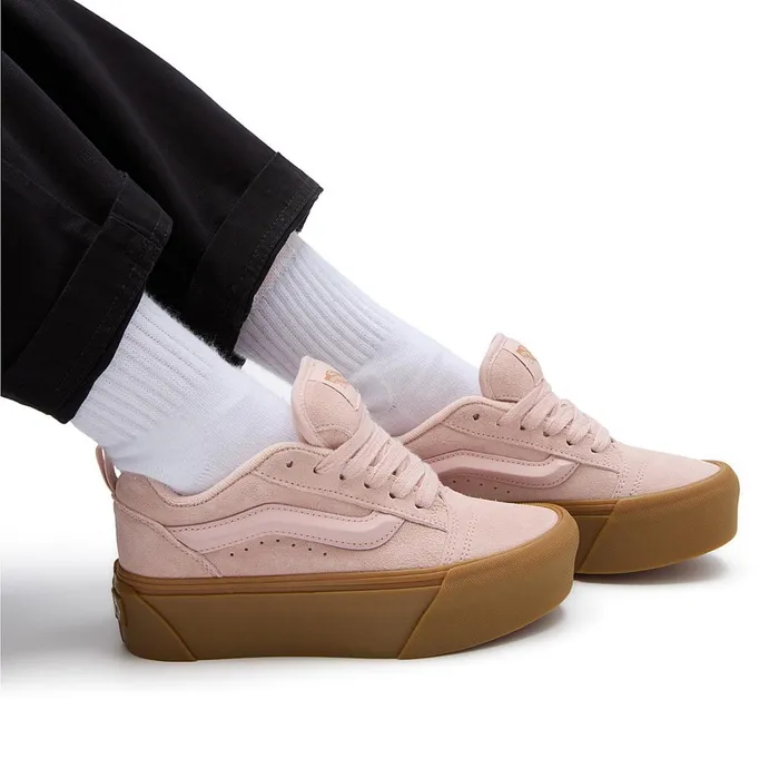 Vans Lowtop Shoes Women Knu Stack Shoes Pink