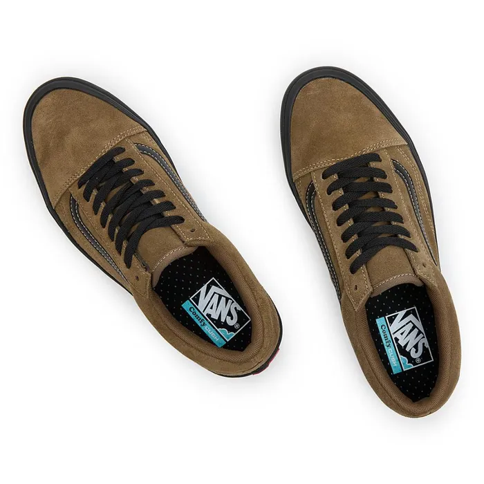 Vans Lowtop Shoes Women Old Skool ComfyCush Suede Shoes Brown
