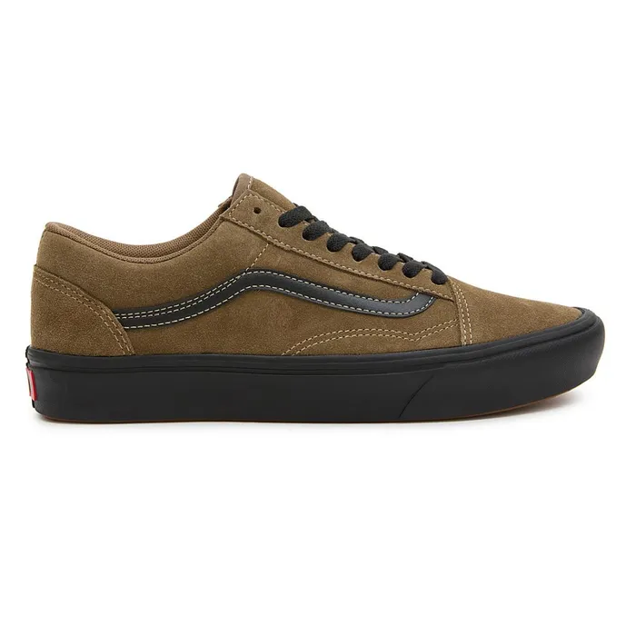 Vans Lowtop Shoes Women Old Skool ComfyCush Suede Shoes Brown