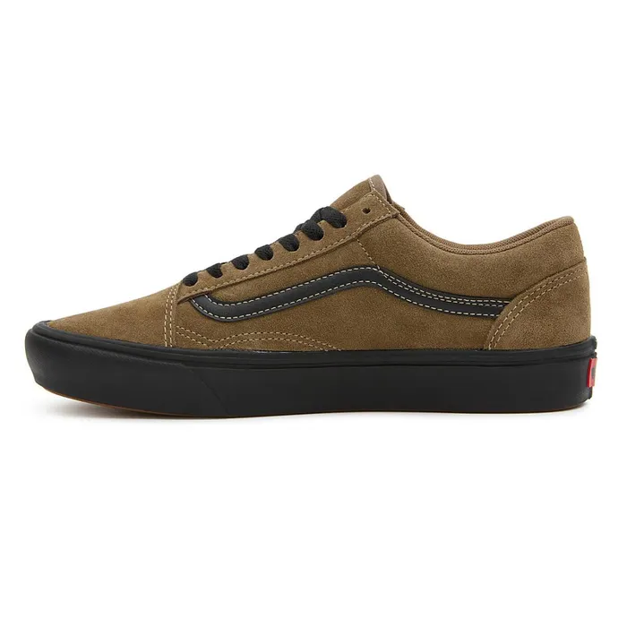 Vans Lowtop Shoes Women Old Skool ComfyCush Suede Shoes Brown