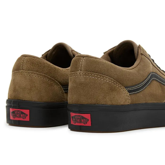 Vans Lowtop Shoes Women Old Skool ComfyCush Suede Shoes Brown