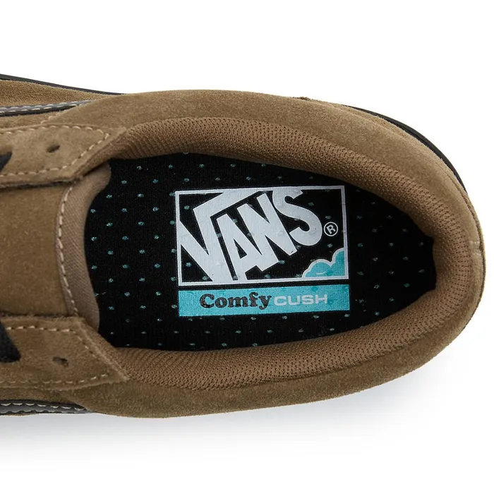 Vans Lowtop Shoes Women Old Skool ComfyCush Suede Shoes Brown