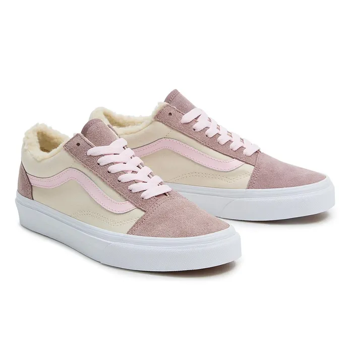 Vans Lowtop Shoes Women Old Skool Sherpa Shoes Multicolour