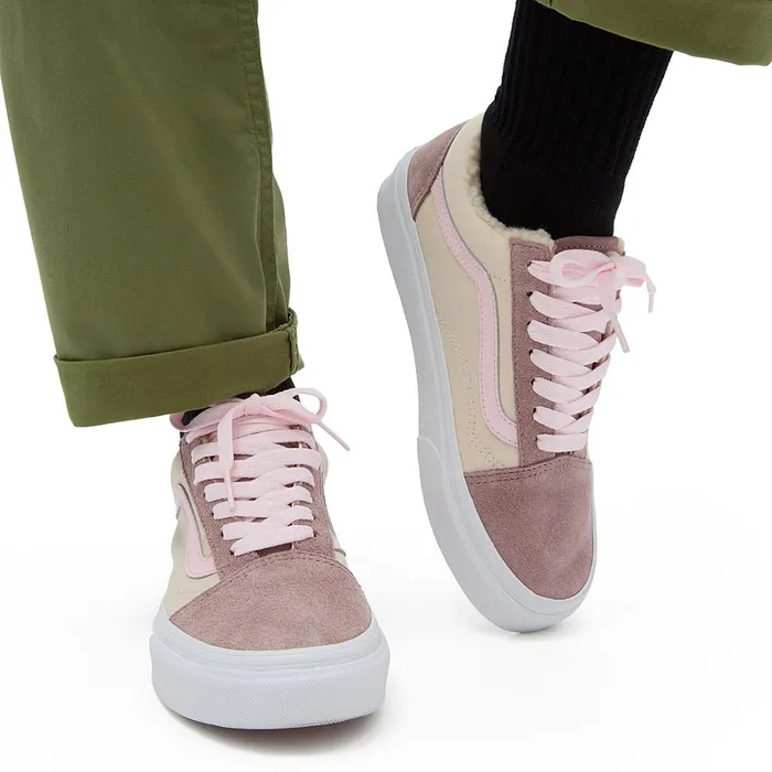 Vans Lowtop Shoes Women Old Skool Sherpa Shoes Multicolour