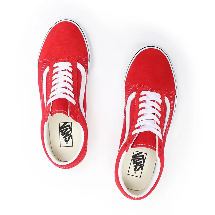 Vans Lowtop Shoes Women Old Skool Shoes Red