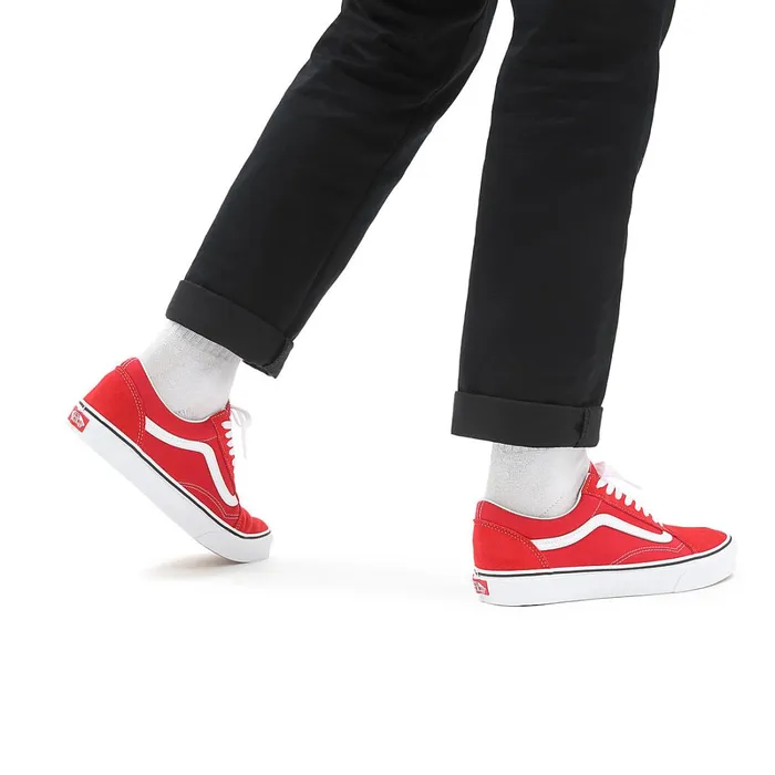 Vans Lowtop Shoes Women Old Skool Shoes Red