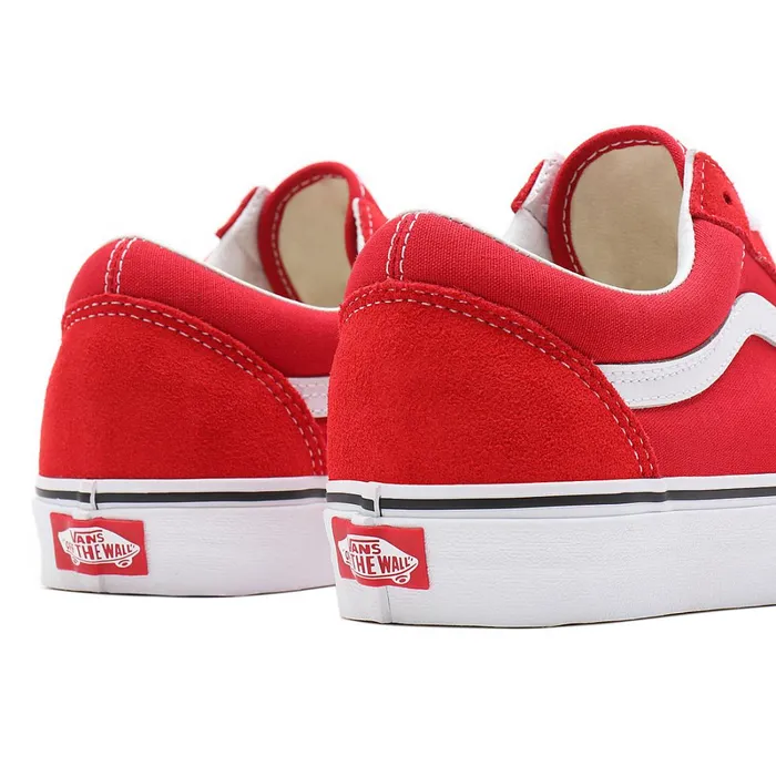 Vans Lowtop Shoes Women Old Skool Shoes Red