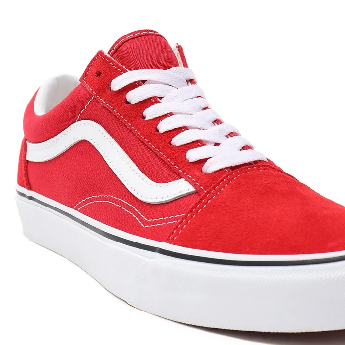 Vans Lowtop Shoes Women Old Skool Shoes Red