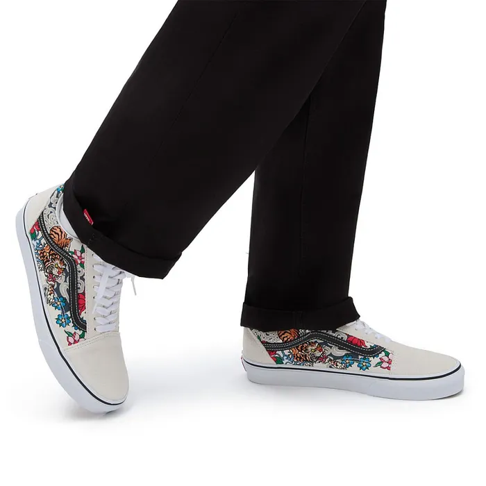 Vans Lowtop Shoes Women Old Skool Tiger Floral Shoes Multicolour